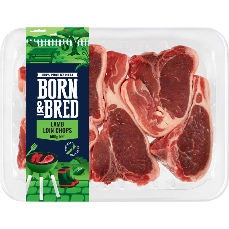 Born & Bred Lamb Loin Chops 500g