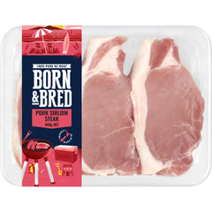 Born & Bred Pork Sirloin Steak 400g (Tues & Weds best days to order)